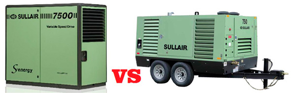 Stationary vs Portable Compressor