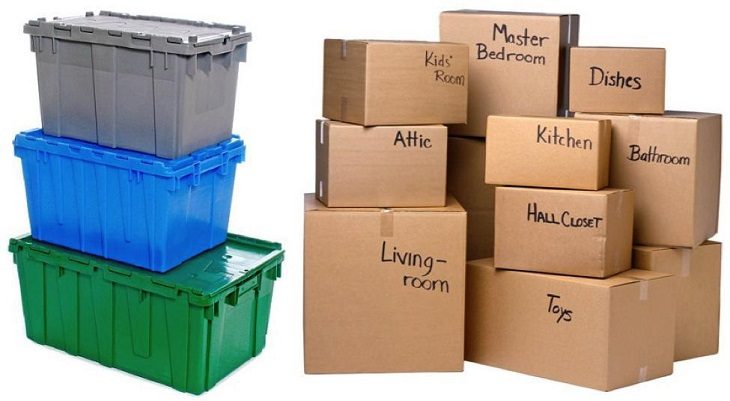 Plastic Moving Tubs vs. Cardboard Boxes: Which Is the Better Choice
