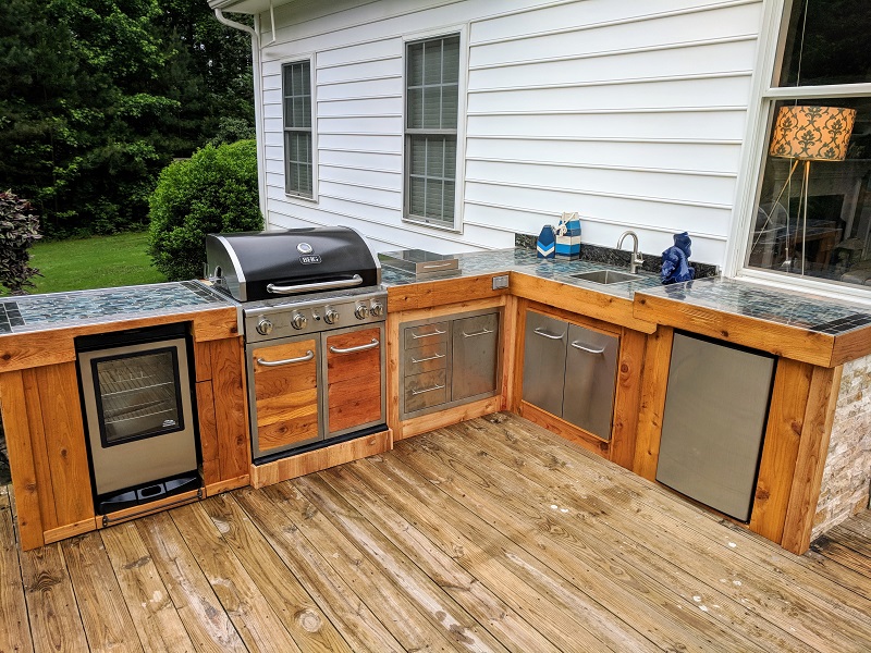 Purchase Wood Outdoor Kitchen Up To, Wood Outdoor Kitchen