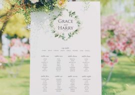 Art-Inspired Wedding Seating Charts to Guide Your Guests to Their Tables