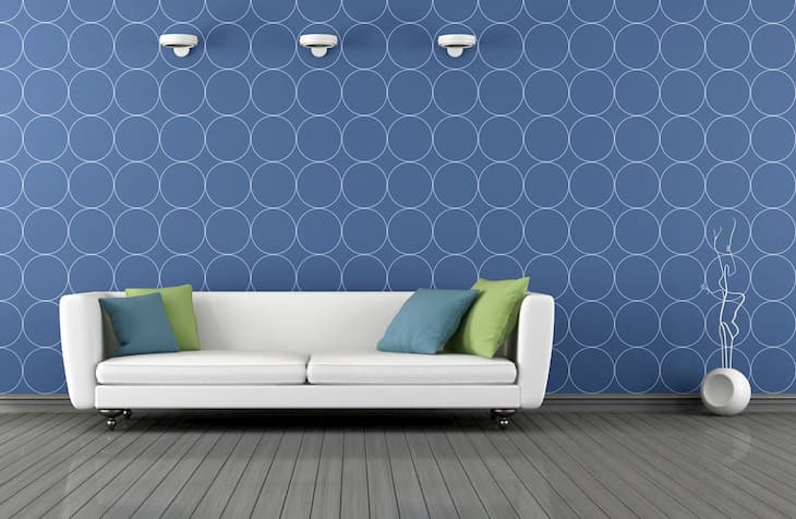 blue wallpaper calming effect