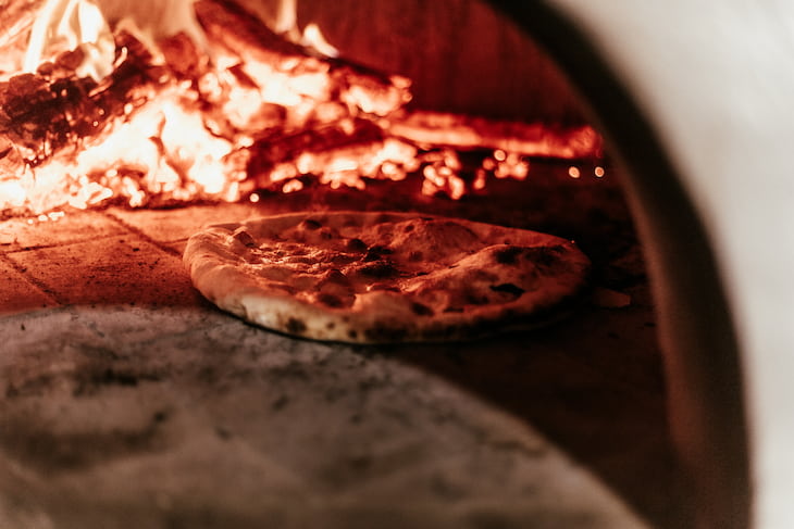 wood-fired pizza oven